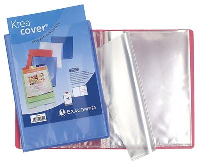 EXACOMPTA Prot&egrave;ge document personnalisable  - PP Kreacover - 60 vues assortis