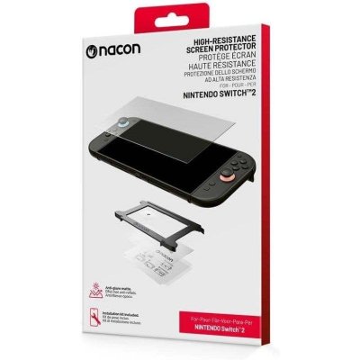 NACON Prot&egrave;ge-&eacute;cran haute r&eacute;sistance Transparent pour Nintendo Switch 2