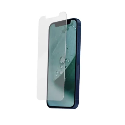 BIGBEN CONNECTED Prot&egrave;ge &eacute;cran plat iphone 13 mini eco-con&ccedil;u avec kit de pose just green
