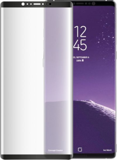 BIGBEN Prot&egrave;ge-&eacute;cran verre tremp&eacute; incurv&eacute; pour samsung galaxy note 8 n950