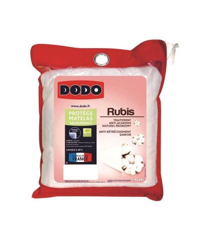 DODO Prot&egrave;ge matelas 140x190 absorbant lavable traitement anti-acariens