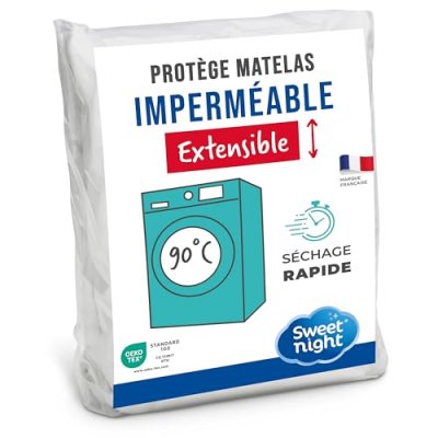 GENERIQUE Prot&egrave;ge matelas imperm&eacute;able lavable &agrave; 90&deg;c QUALITE PLUS
