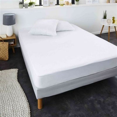 SWEETNIGHT Prot&egrave;ge-matelas imperm&eacute;able souple et absorbant 160x200