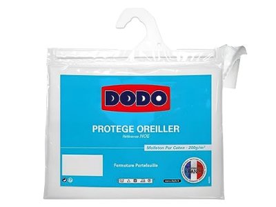 DODO Prot&egrave;ge oreiller  absorbant - 60 x 60cm - ULTRA CONFORT
