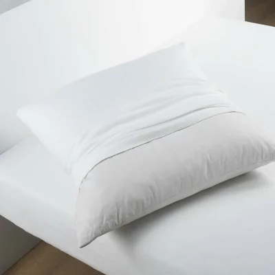 DOUCEUR D INTERIEUR Prot&egrave;ge Oreiller Molleton Molly - Blanc - 65 x 65 cm