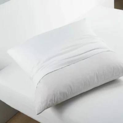 DOUCEUR D INTERIEUR Prot&egrave;ge Oreiller Rectangulaire en Molleton Molly - Blanc - 50 x 70 cm