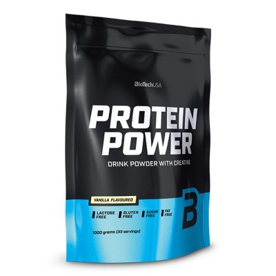 BIOTECH USA Protein Power (1kg)Fraise Banane Whey Complex