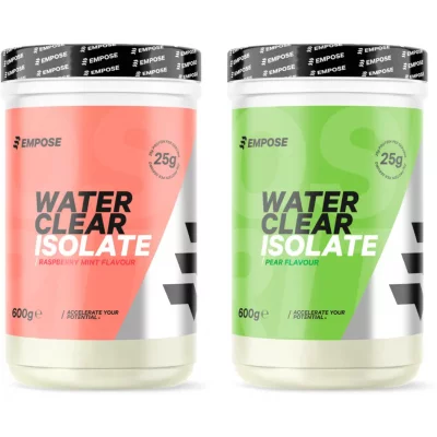 EMPOSE Prot&eacute;ine en poudre framboise-menthe et Poire  Water Clear Isolate