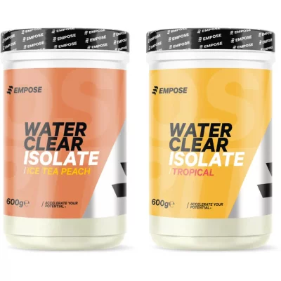 EMPOSE Prot&eacute;ine en poudre th&eacute; glac&eacute; p&ecirc;che et tropical  Water Clear Isolate