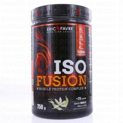 ERIC FAVRE Prot&eacute;ine multi-sources  - Iso Fusion - Vanille 750g