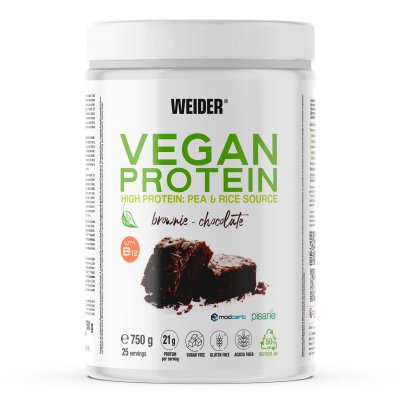 WEIDER Prot&eacute;ine V&eacute;g&eacute;tale Vegan Chocolat 750gr - 