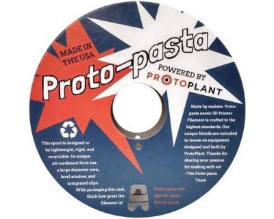 PROTO PASTA Proto-Pasta CDP12805 Protoplant Conductive PLA Filament PLA 2.85 mm 500 g noir