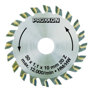 PROXXON  28017&nbsp; Lame de Scie Circulaire, Gris, &Oslash; 50 mm
