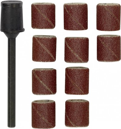 PROXXON  - Set de 10 bandes abrasive et 1 porte-outil