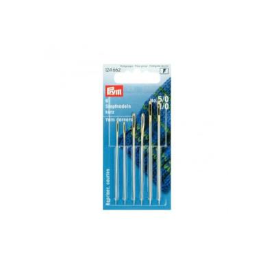 PRYM  124662 Aiguilles &agrave; repriser Courtes, No. 5/0-1/0, Assorties