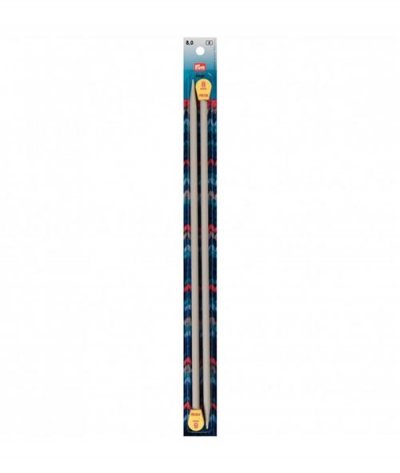 PRYM  218230-1 Knitting Needles, Plastique, Gris, 8 mm