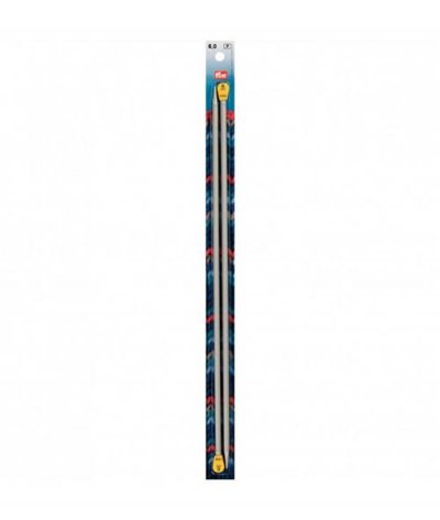 PRYM  Aiguilles &agrave; Tricoter pour Veste en Aluminium Gris 40 cm 6 mm