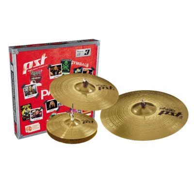 PAISTE PST3 Universel Set - Hi-Hat 14'' & Crash 16'' & Ride 20''