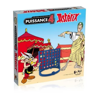 WINNING MOVES PUISSANCE 4 - ASTERIX - Jeu de soci&eacute;t&eacute; rouge