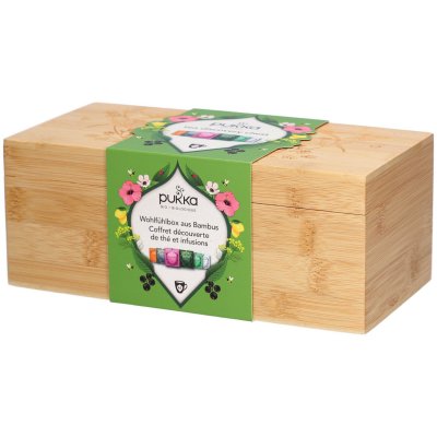 PUKKA  Coffret D&eacute;couverte Tisanes en Bambou
