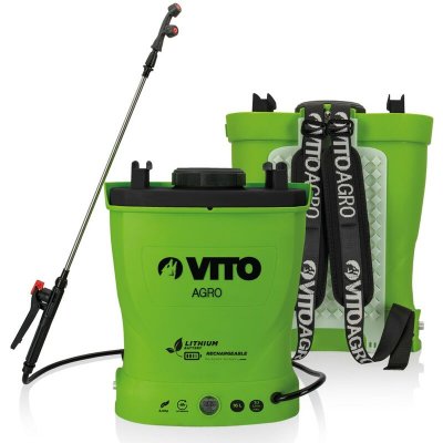 VITO GARDEN Pulv&eacute;risateur &agrave; batterie Lithium VITO 12V/6AH 16L 6 bars Autonomie 4h Poids l&eacute;ger Chargeur inclus