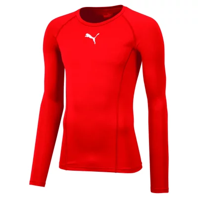 PUMA  Homme Liga Baselayer Tee Ls T Shirt,  Red, XXL EU