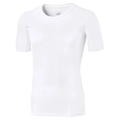 PUMA  Liga Baselayer Tee SS Sous-v&ecirc;tement fonctionnel Homme, White, S