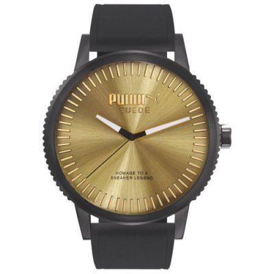 PUMA  Montre Suede-PU104101007 en Silicone Noir