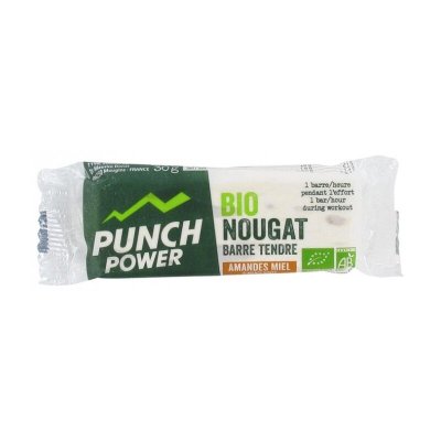 PUNCH POWER  Barrita de Turr&oacute;n de Miel y Almendra Bio 30g