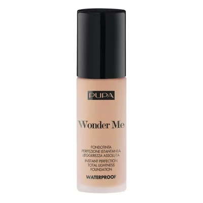 PUPA  Wonder Me - Fond de Teint Fluide - perfection instantan&eacute;e l&eacute;g&egrave;ret&eacute; absolue r&eacute;sistant &agrave; l'eau
