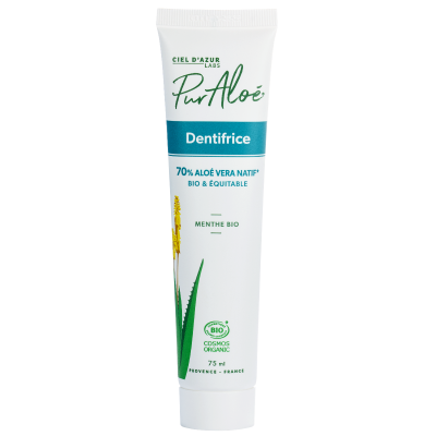 PUR ALOE Pur Alo&eacute; Dentifrice Alo&eacute; Vera 70% 75ml