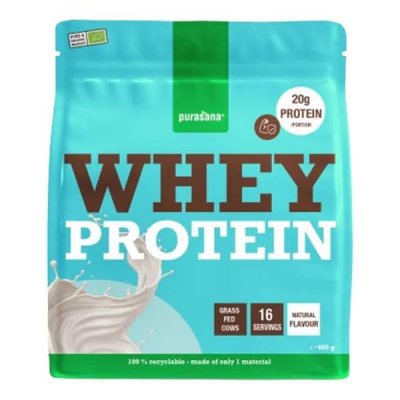 PURASANA  Whey prot&eacute;ine naturel 400 g BIO 