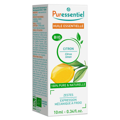 PURESSENTIEL  Huile essentielle - Citron bio, 10ml