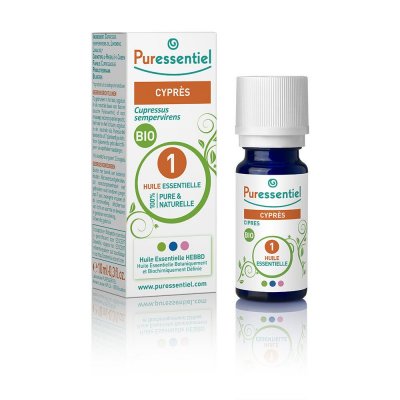 PURESSENTIEL  Huile essentielle - Cypres bio, 10ml
