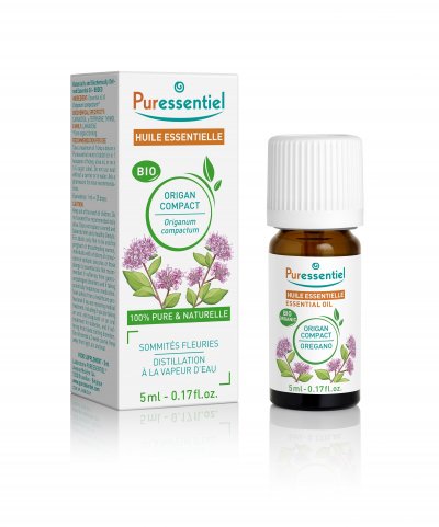 PURESSENTIEL  Huile essentielle - Origan compact bio, 5ml