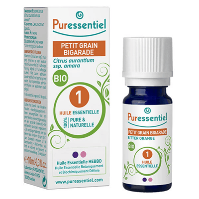 PURESSENTIEL  Huile essentielle - Petit grain bigarade bio, 10ml