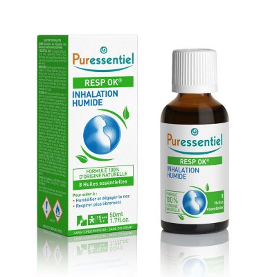 PURESSENTIEL  Inhalation Respiratoire Aux Huiles Essentielles - 50 Ml