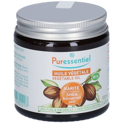 PURESSENTIEL  Nouveau : Beurre de Karit&eacute; Bio** 100 ml - Pot 100 ml