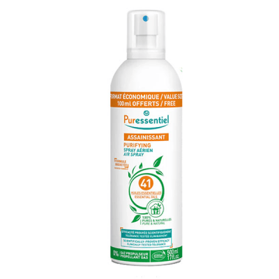 PURESSENTIEL  Spray Assainissant aux 41 Huiles Essentielles 500ml