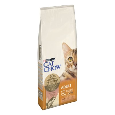 CAT CHOW PURINA  Adult, saumon & thon - 15 kg