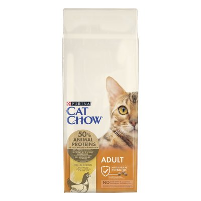 CAT CHOW Purina  Alimentation pour Chat Adulte avec Poulet 15 kg