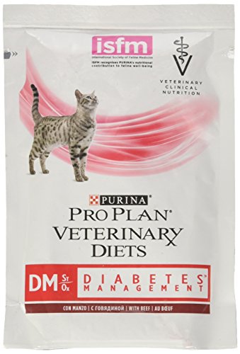 PRO PLAN VETERINARY DIETS Purina Chat DM Diabetes  10 Sachets de 85g