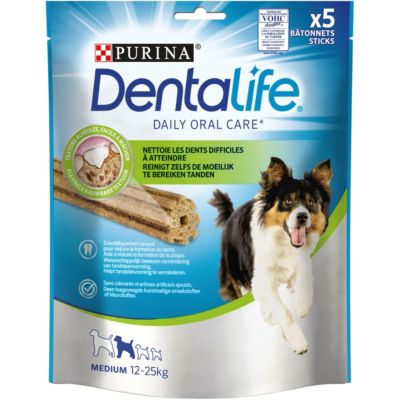 DENTALIFE Purina  Sticks Medium pour chien 3 x 5 b&acirc;tonnets 