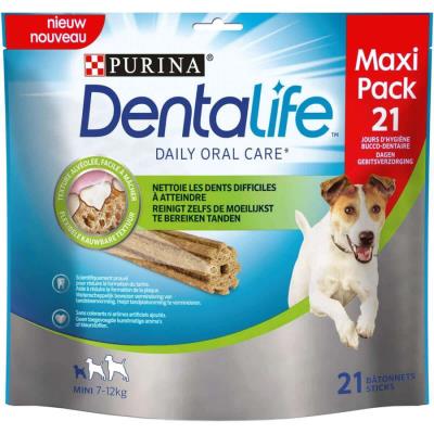 DENTALIFE Purina  Sticks Mini - Maxi Pack 4 x 21 b&acirc;tonnets 