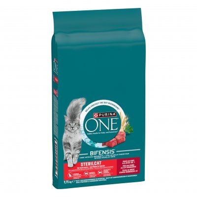 PURINA ONE  Croquettes Bifensis - Aliment complet pour chats adultes - 9,75 kg