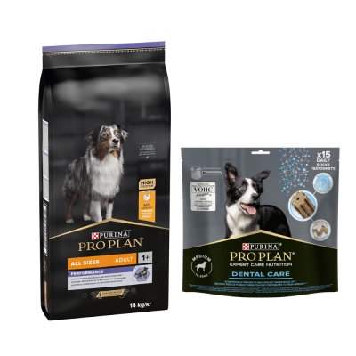 PRO PLAN PURINA  All Size Adult Performance pour chien - 2 x 14 kg