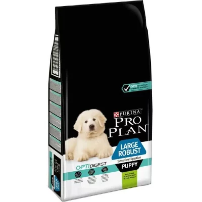PRO PLAN PURINA  Large Robust Puppy OPTIDIGEST agneau - 12 kg