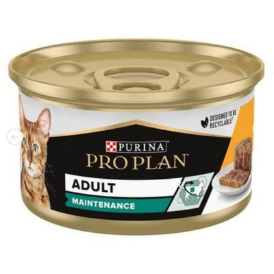 PRO PLAN Purina  maintenance pour Chat au poulet 24x85g