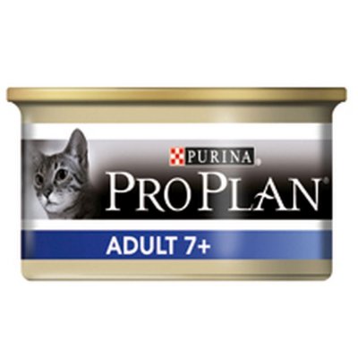 PURINA  Proplan Chat Adulte 7+ Thon Barquette 24 x 85g