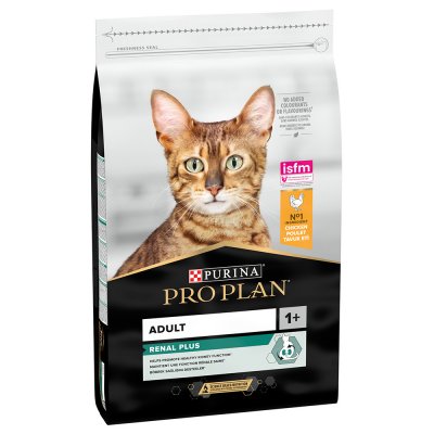 PRO PLAN Purina Proplan OptiRenal Chat Adulte Original Poulet Croquettes 10kg